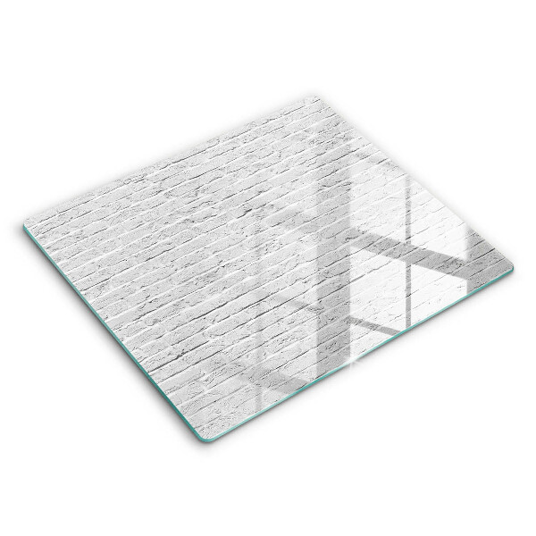 Tocător din sticlă modern Zid de cărămidă 60x52 cm