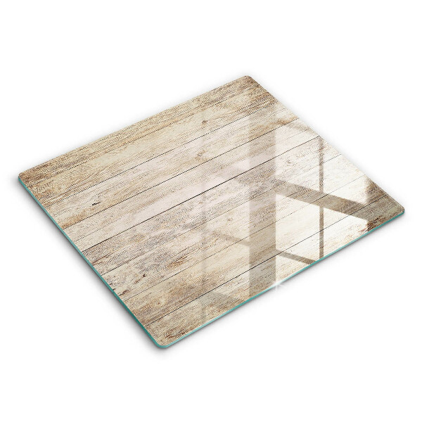 Tocător sticlă modern Scânduri de lemn 60x52 cm