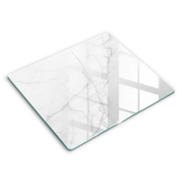 Tocător din sticlă modern Piatră de marmură de fundal 60x52 cm