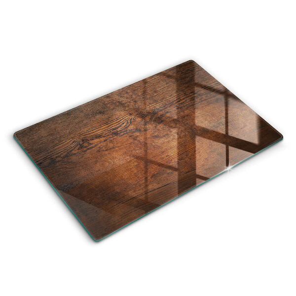 Tocător de bucătărie modern Placă de lemn închis la culoare 80x52 cm