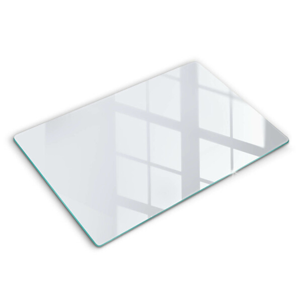 Tocător din sticlă modern Culoare alb 80x52 cm