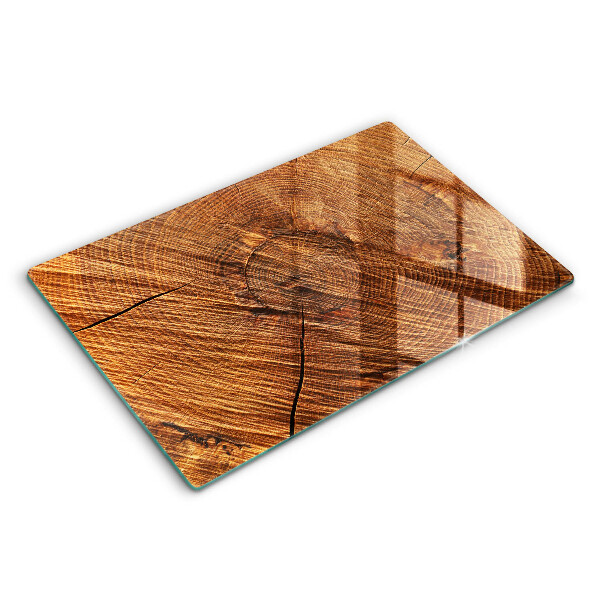 Tocător sticlă modern Structură din lemn 80x52 cm