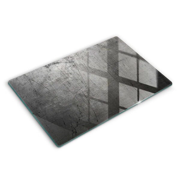 Tocător din sticlă modern Textură metalică 80x52 cm
