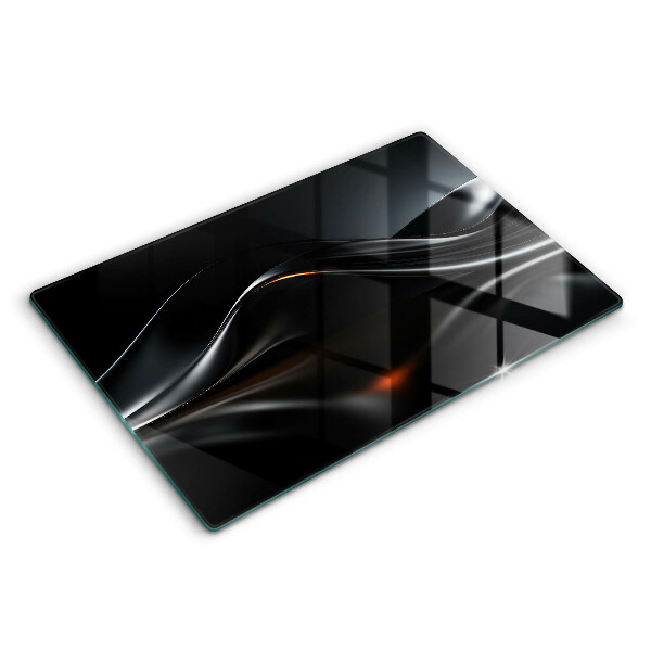Tocător din sticlă modern Design 3D abstract 80x52 cm