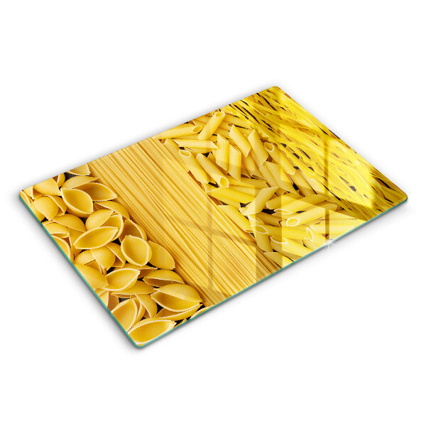 Tocător sticlă modern Paste 80x52 cm
