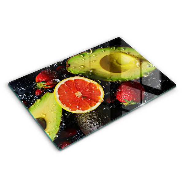 Tocător de bucătărie modern Fructe și legume 80x52 cm
