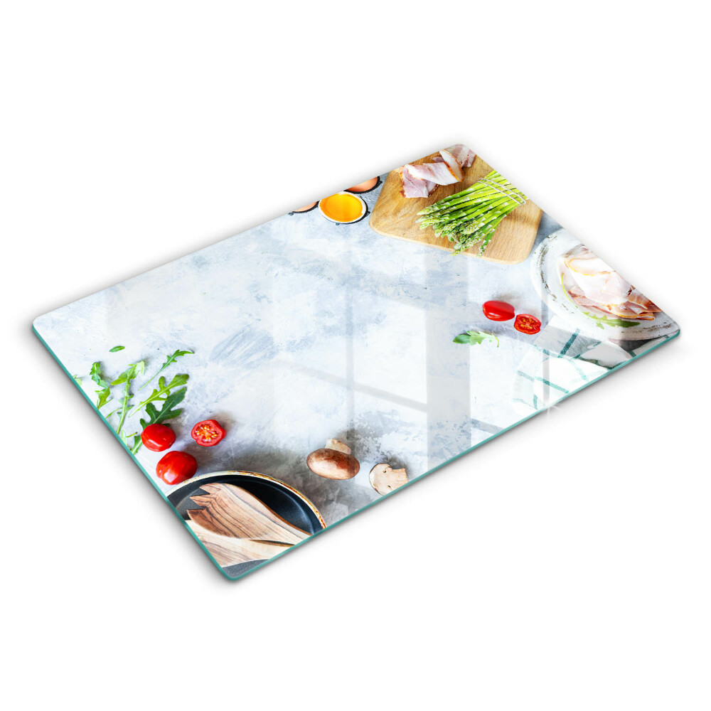 Tocător de bucătărie modern Ingrediente în bucătărie 80x52 cm