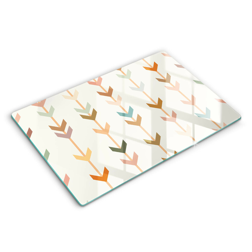 Tocător de bucătărie modern Elemente geometrice 80x52 cm