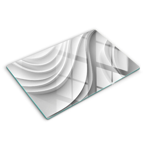 Tocător sticlă modern Linii geometrice 80x52 cm
