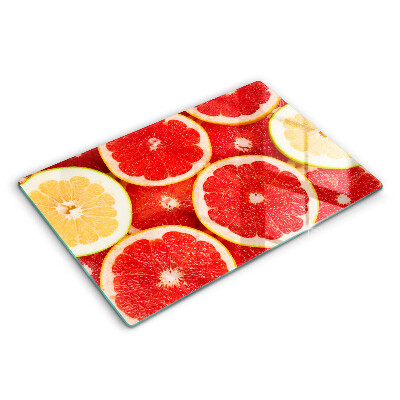 Tocător de bucătărie modern Felii de grapefruit 80x52 cm