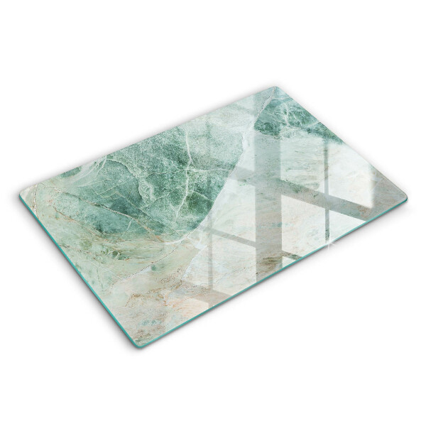 Tocător din sticlă modern Structură de piatră 80x52 cm