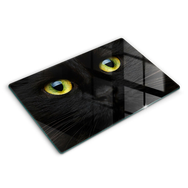 Tocător de bucătărie modern Ochi de pisică animale 80x52 cm