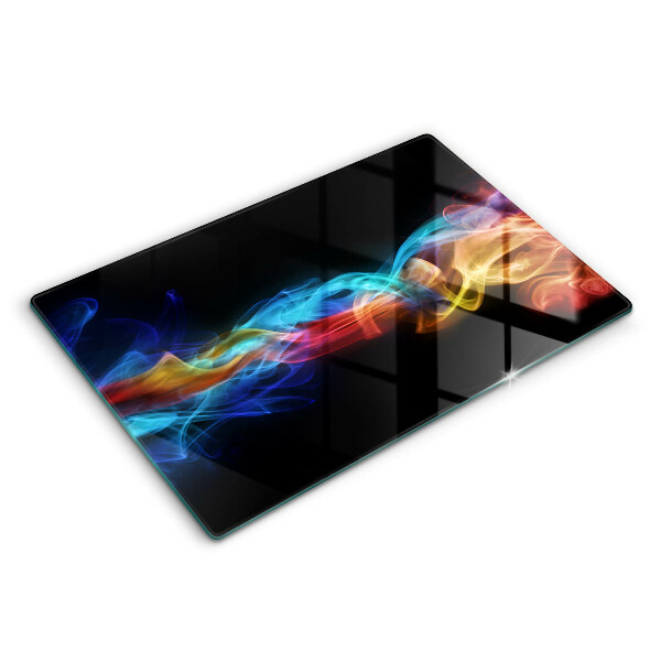 Tocător din sticlă modern Fum colorat 80x52 cm