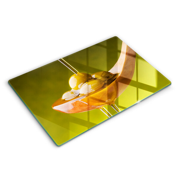 Tocător de bucătărie modern Ulei de măsline și măsline 80x52 cm
