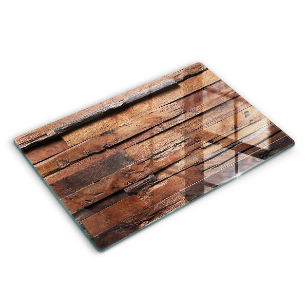 Tocător sticlă modern Plăci decorative din lemn 80x52 cm