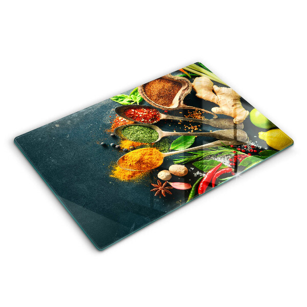 Tocător de bucătărie modern Lingurițe pentru condimente de bucătărie 80x52 cm