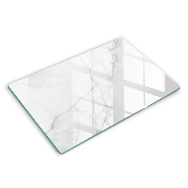 Tocător din sticlă modern Piatră de marmură de fundal 80x52 cm