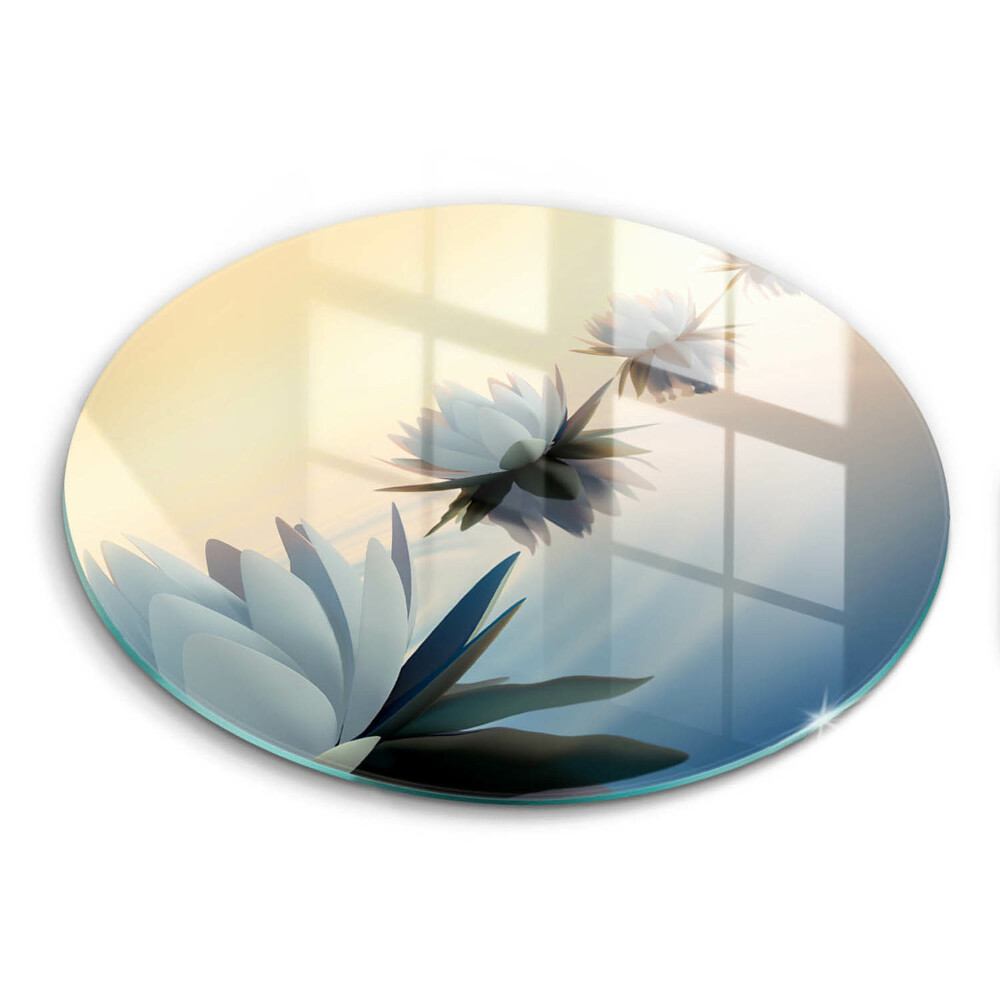 Tocător de bucătărie original Flori de nufăr