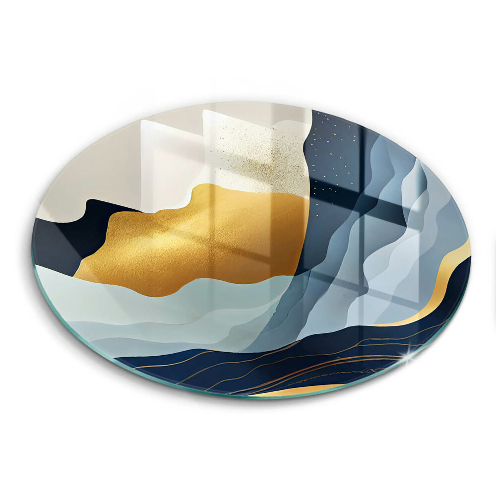 Tocător din sticlă original Munți abstracti