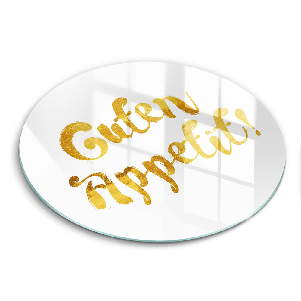 Tocător din sticlă original Inscripția Poftă bună!