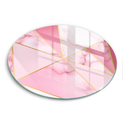 Tocător de bucătărie original Marmură geometrică