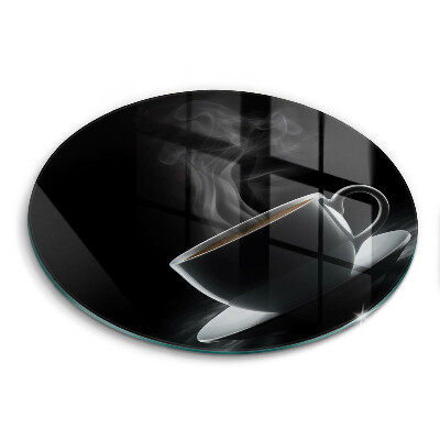 Tocător sticlă original O ceașcă fierbinte de cafea