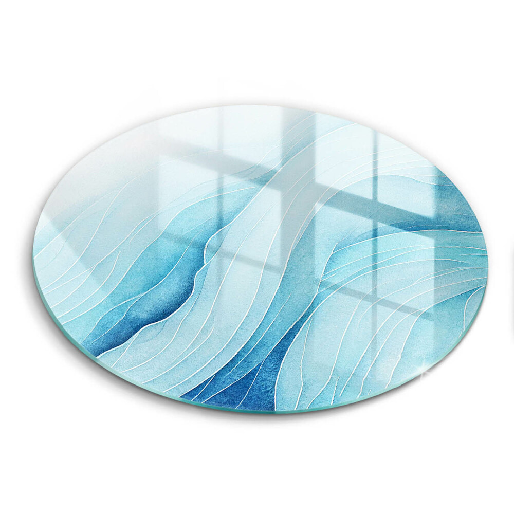 Tocător de bucătărie original Valuri abstracte