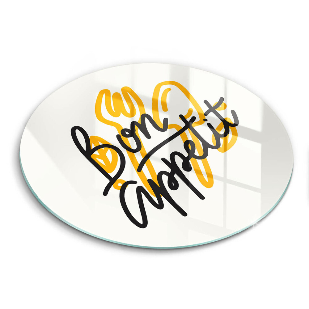 Tocător sticlă original Inscripția Poftă bună