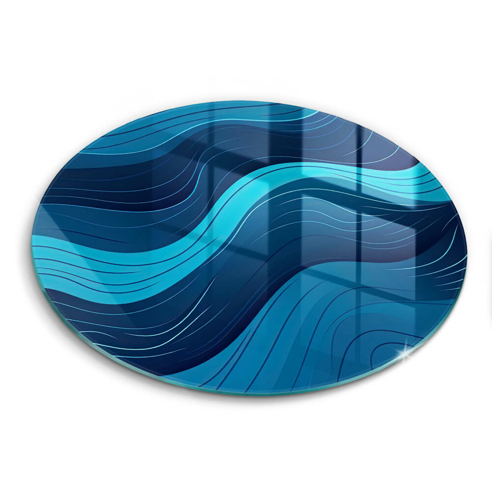 Tocător de bucătărie original Valuri abstracte