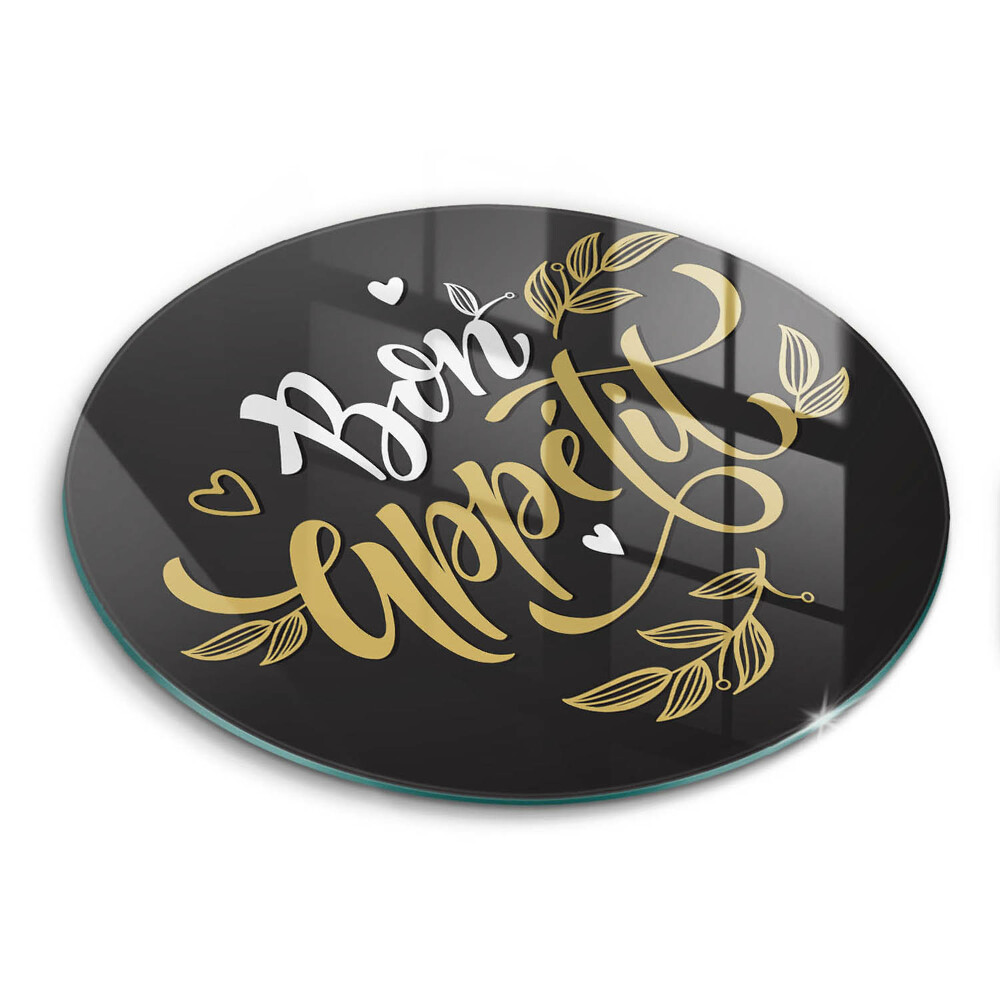 Tocător sticlă original Inscripția Poftă bună