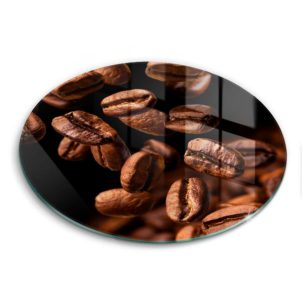 Tocător din sticlă original boabe de cafea brune