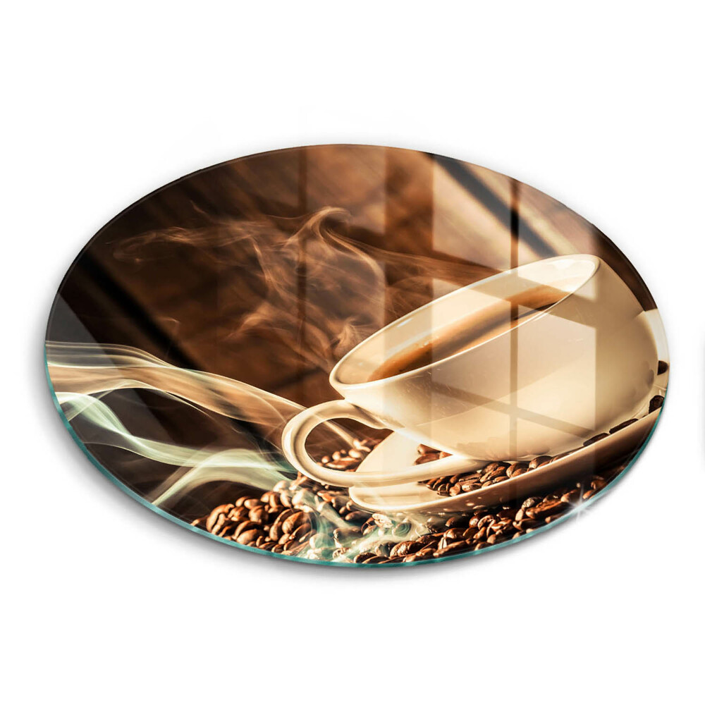 Tocător de bucătărie original Ceașcă și boabe de cafea