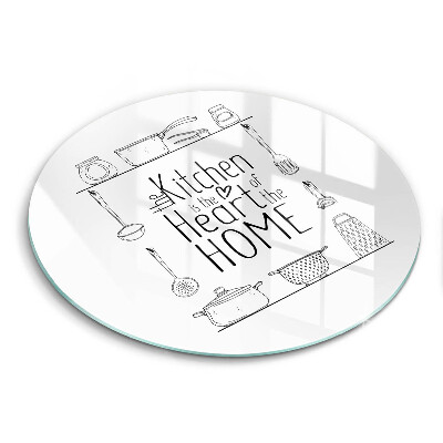 Tocător din sticlă original Inscripție, propoziție