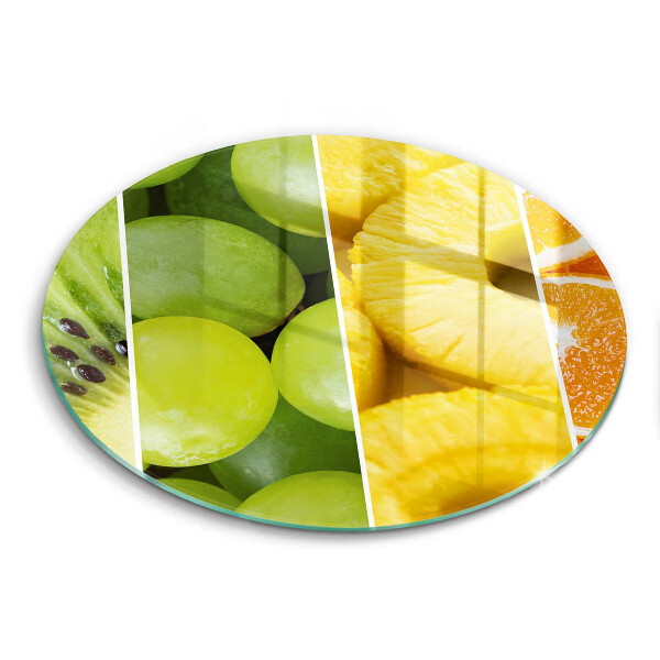 Tocător sticlă original Fructe colorate