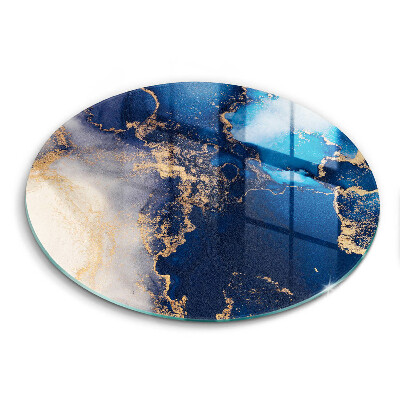 Tocător de bucătărie original Fundal elegant și auriu