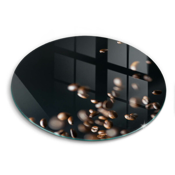 Tocător din sticlă original Boabele de cafea care cad