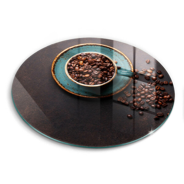 Tocător de bucătărie original O ceașcă de boabe de cafea