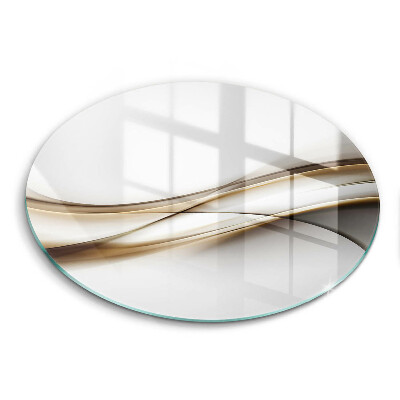 Tocător sticlă original Linii moi abstracte