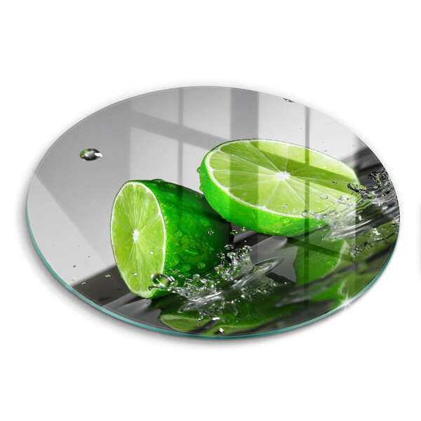 Tocător sticlă original Lime zemoase și apă