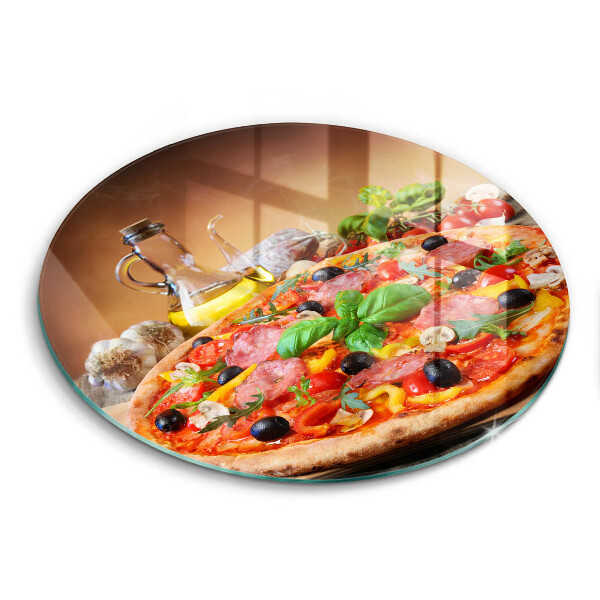 Tocător din sticlă original pizza italiană