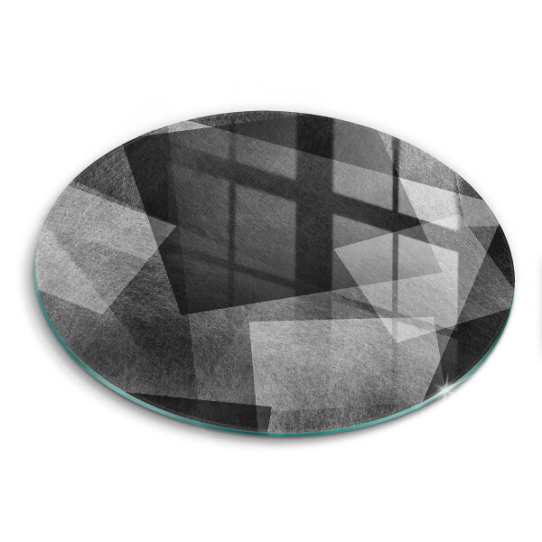 Tocător din sticlă original Abstracție geometrică