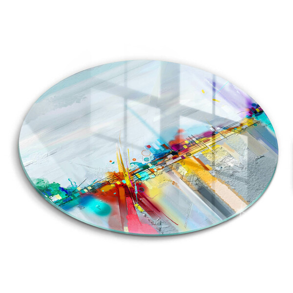 Tocător de bucătărie original Abstracție pictată