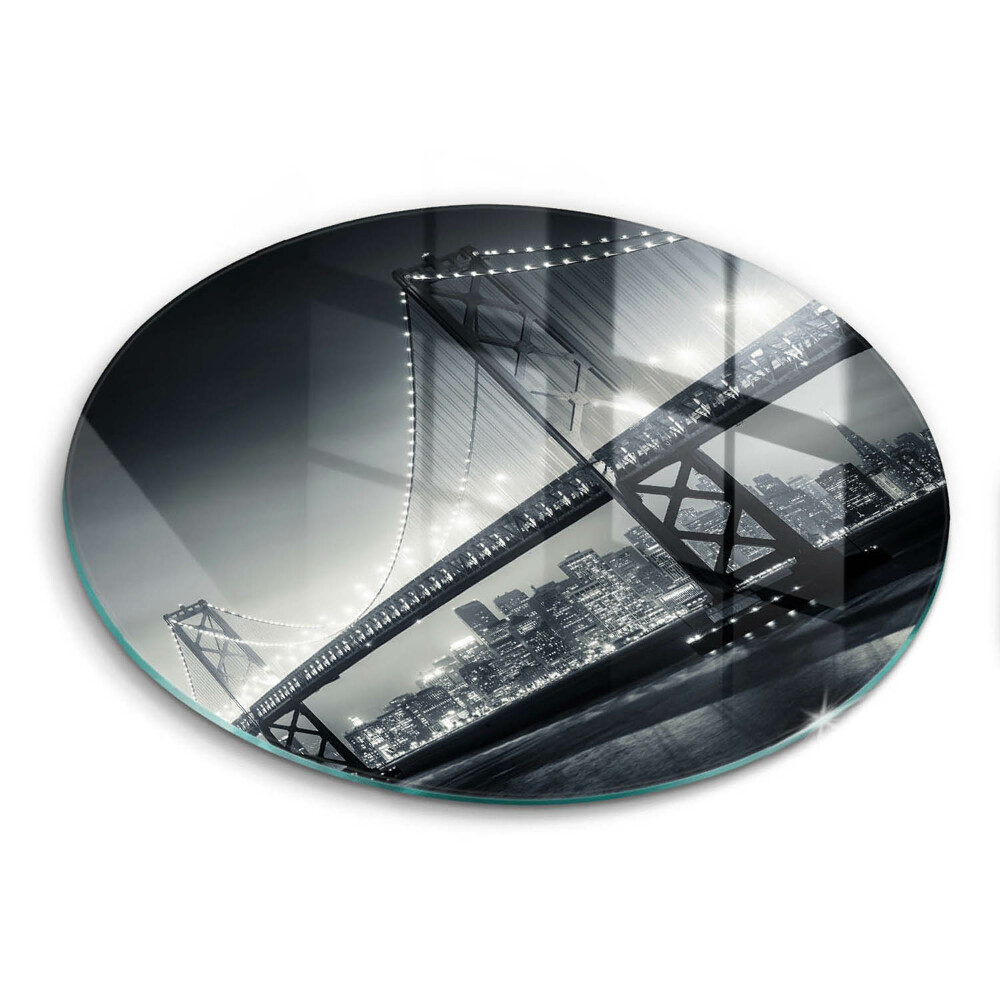 Tocător din sticlă original Podul Benjamin Franklin