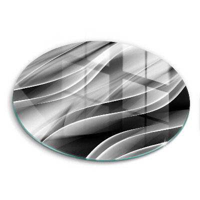 Tocător din sticlă original Linii abstracte de fum