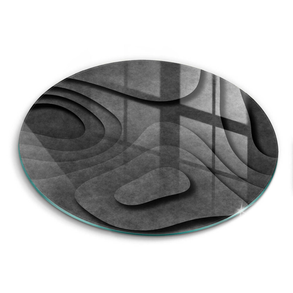 Tocător din sticlă original Forme de piatră 3D