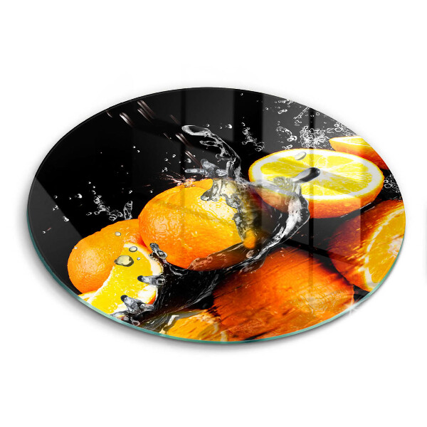 Tocător din sticlă original Fructe zemoase de portocale