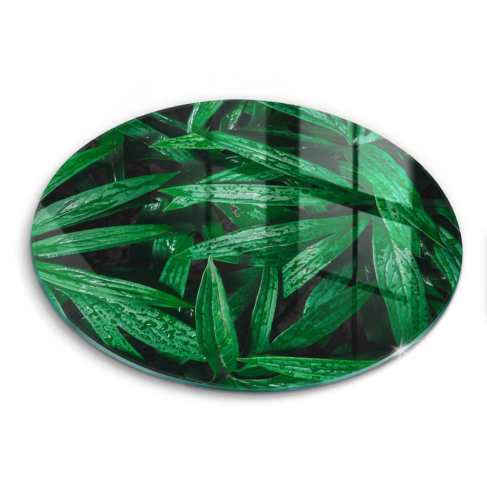 Tocător din sticlă original Frunze de plante