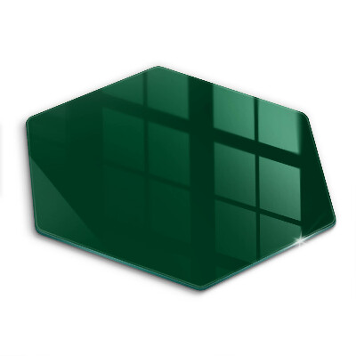 Tocător din sticlă hexagonal Culoare verde