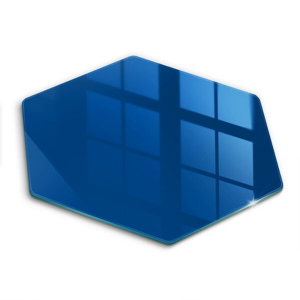 Tocător sticlă hexagonal Culoare albastră