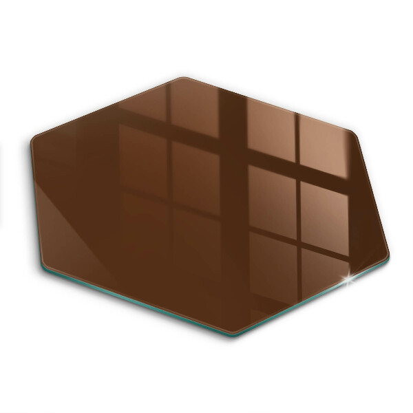 Tocător de bucătărie în formă de hexagon Culoare maro